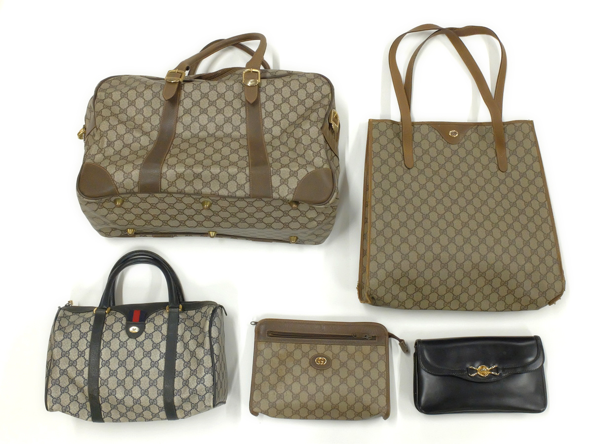 GUCCIグッチ】バッグ5点☆オールドグッチ☆ヴィンテージ☆GG柄