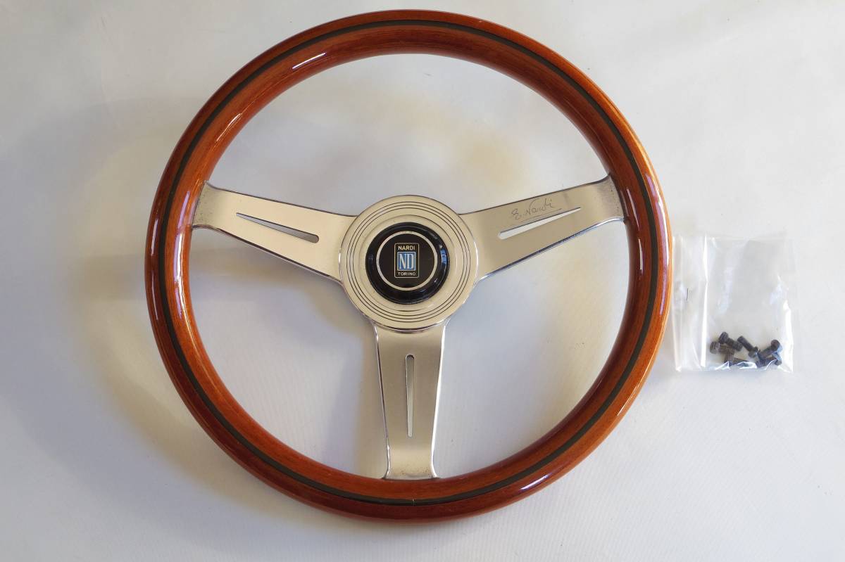 ナルディ クラシック 小径 NARDI ウッド ステアリング ウッド 