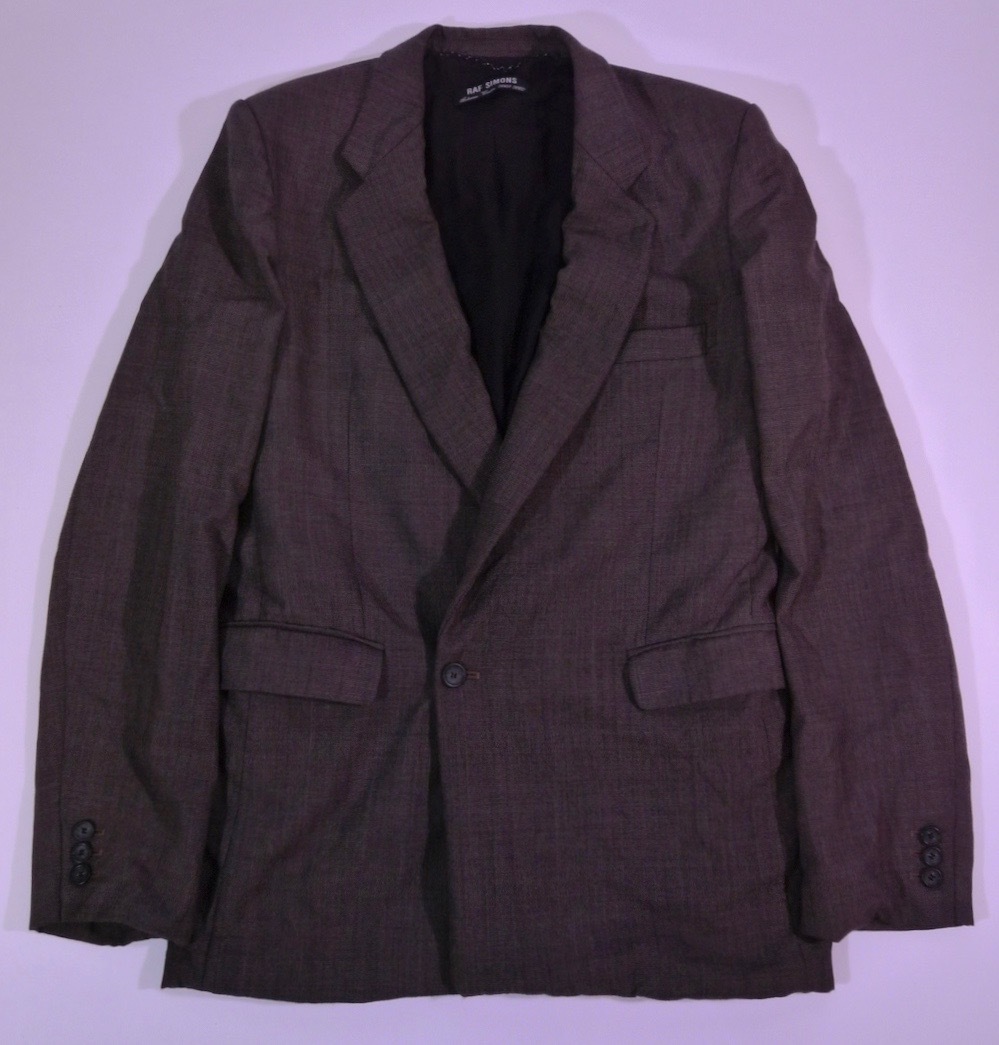 初期RAF SIMONS 2001-2002AW Riot Riot Riot テーラードジャケット 46 極 ダッドスタイル/スクールパンク ...