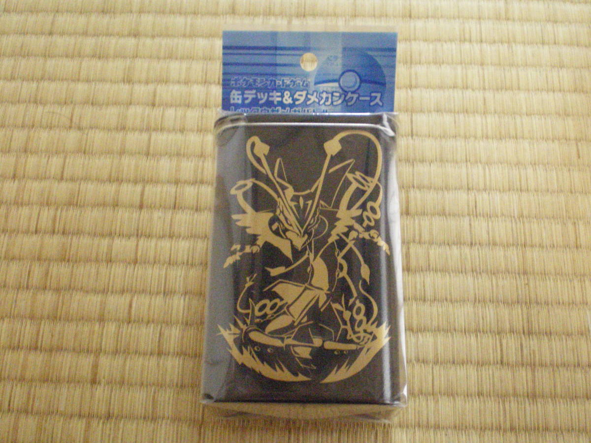 レックウザメガバトル 【未開封】 ポケモンカード 缶デッキ＆ダメカン