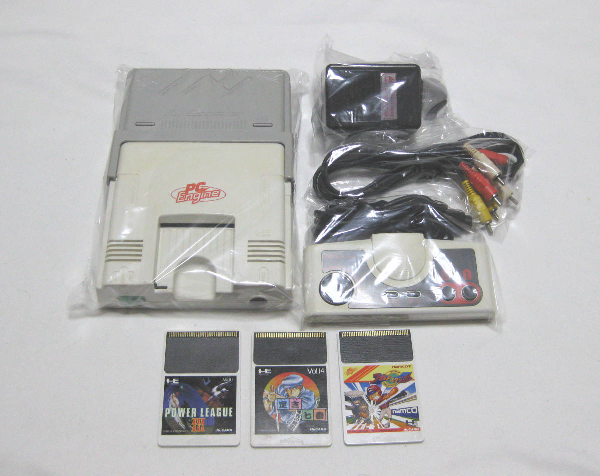  初期 PCエンジン / 作動保証 本体 AVブースタ 作動品一式Ns ソフト3本付 定吉七番 ワールドスタジアム(本体、アクセサリー)｜売買されたオークション情報、yahooの商品情報をアーカイブ公開 - PCエンジン