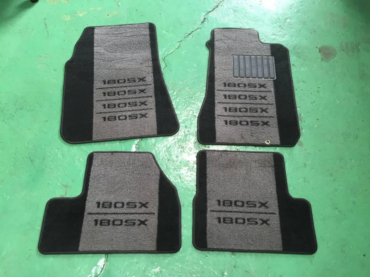 180SX フロアマット | Yahoo!オークション 純正 水洗い可能なゴム 