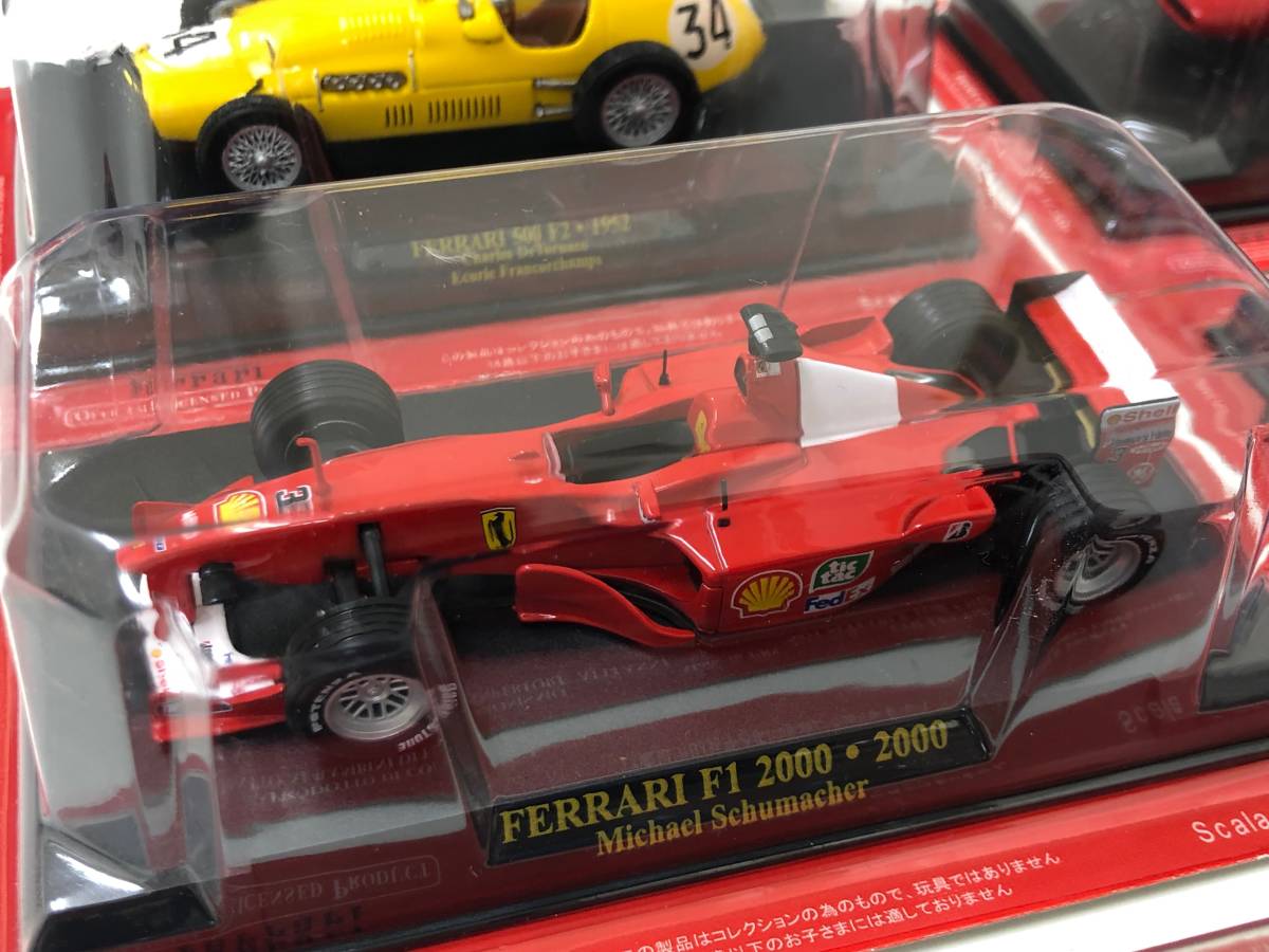 ●未開封●アシェット 1/43 フェラーリ コレクション 10台 ミニカー/312 T4 1979/F1-90 1990/375 F1 1952/F1 2000 2000/500 F2 1952など③