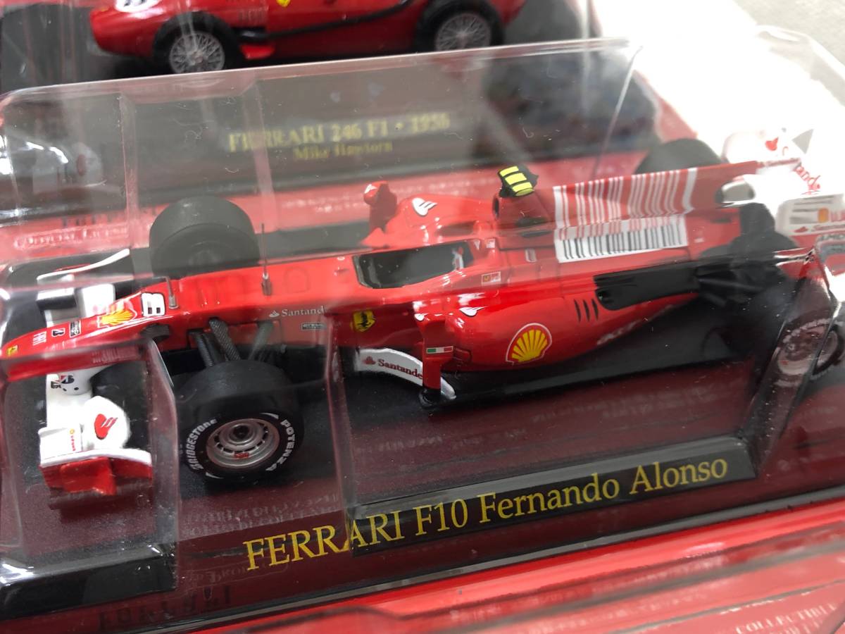格安オンラインショップ ●未開封●アシェット 1/43 フェラーリ コレクション 10台 ミニカー/312 T4 1979/F1-90 1990/375 F1 1952/F1 2000 2000/500 F2 1952など③