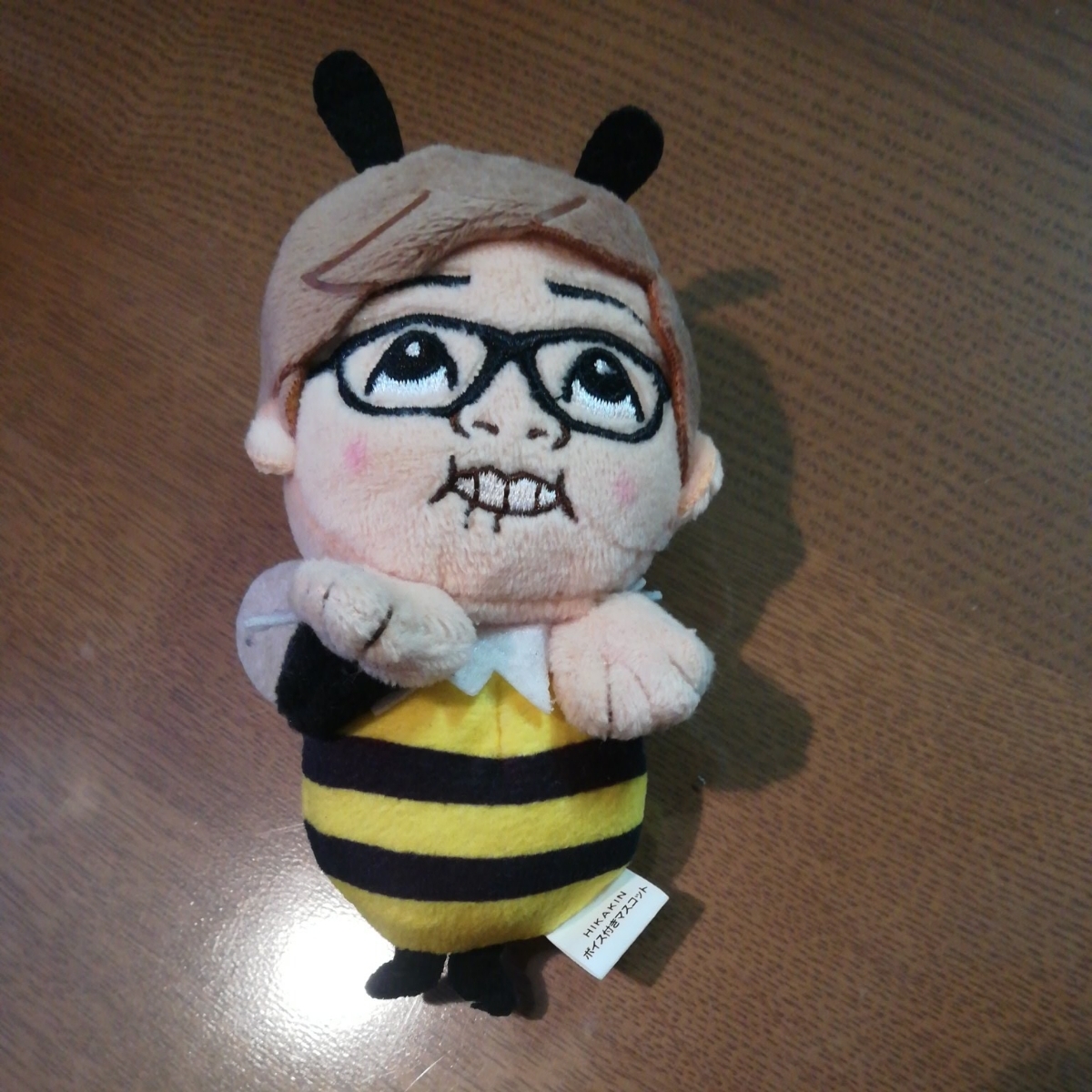 ヒカキン☆ボイス付きマスコット☆ハチさんイエロー☆HIKAKIN☆モーリーファンタジー_1