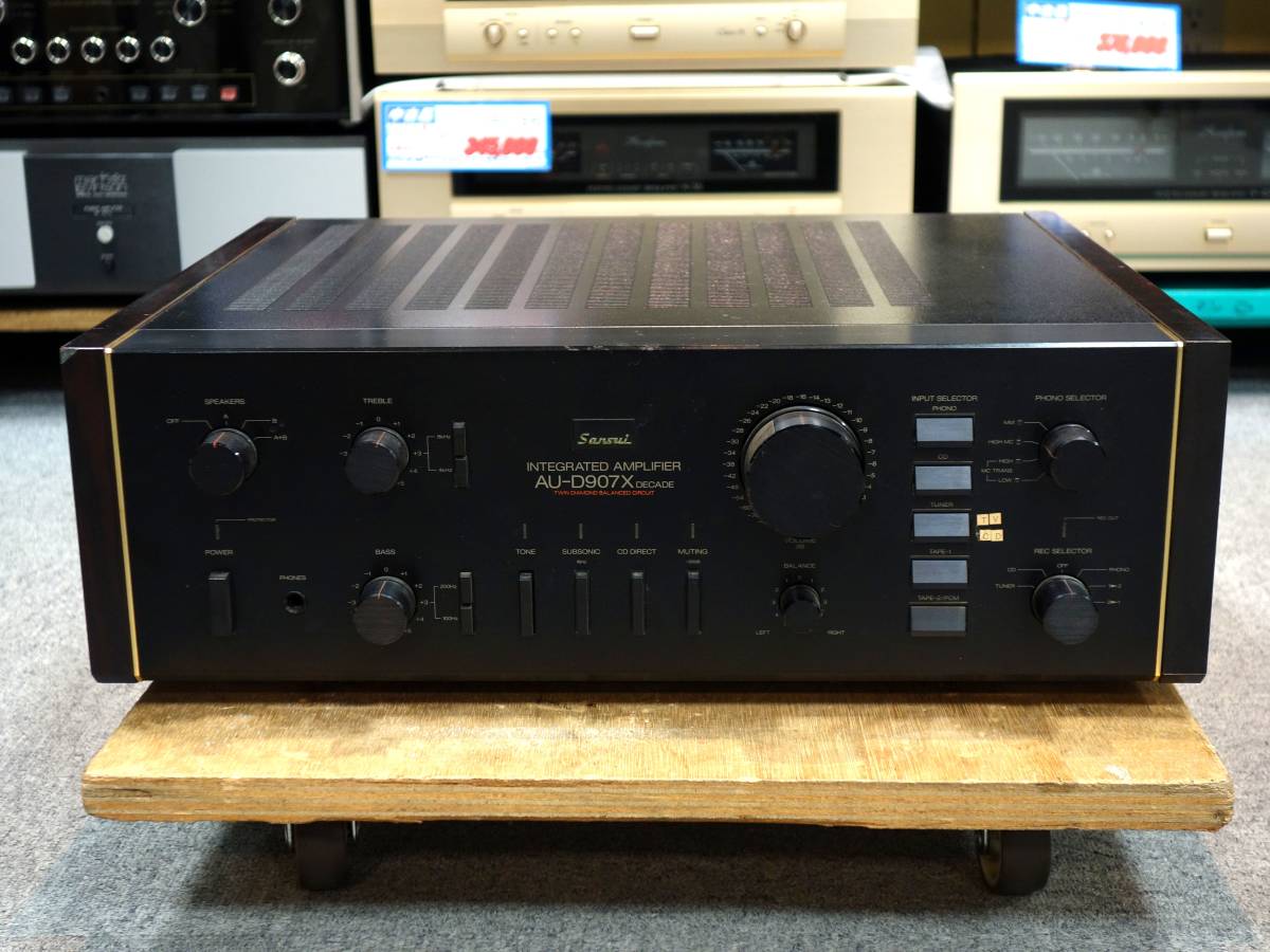 ジャンク プリメインアンプ SANSUI AU-D907X Decade 山水 AU-D907X 