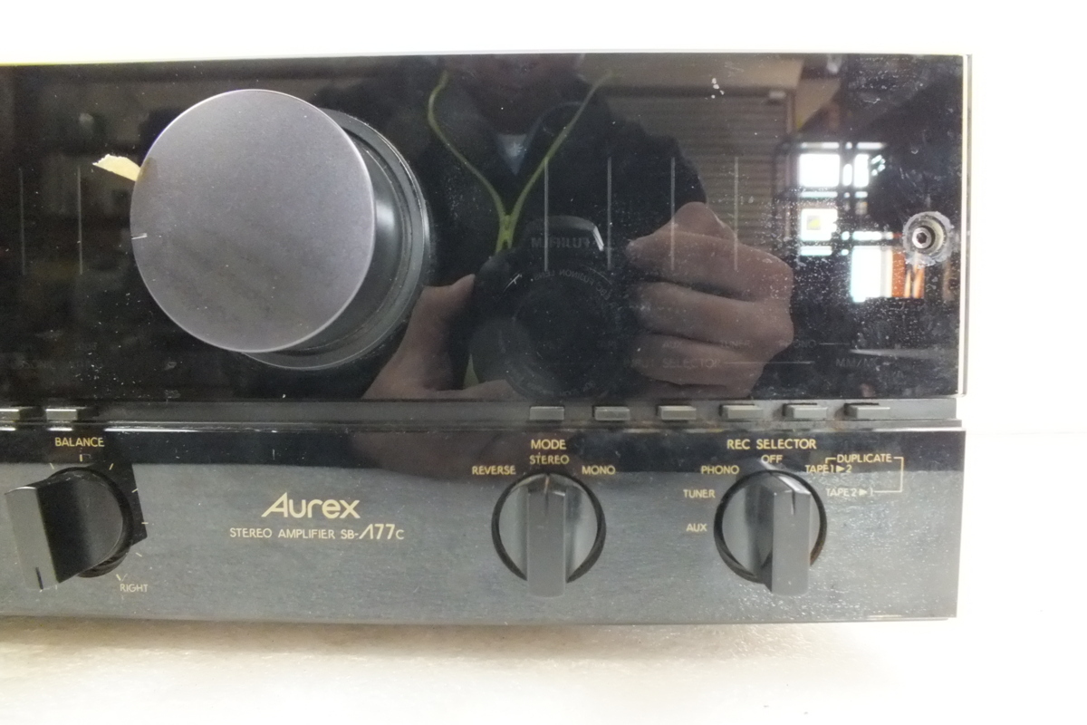 AUREX ステレオアンプ SB-A77C 通電 ジャンク ② | ATHENES-SERVICES.FR