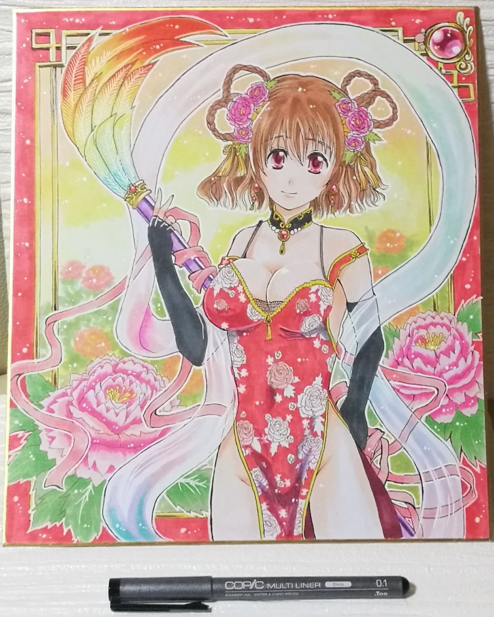 オリジナル手描きイラスト 中華風 格ゲー 使えそうな女の子 手描きイラスト 売買されたオークション情報 Yahooの商品情報をアーカイブ公開 オークファン Aucfan Com