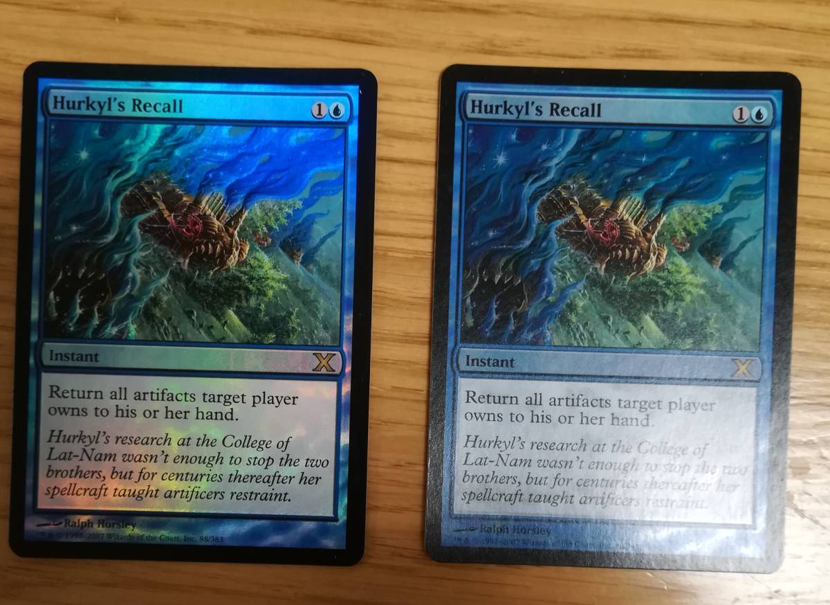 Foil 10th ハーキルの召還術/Hurkyl's Recall 英語 2枚まで 【公式通販】