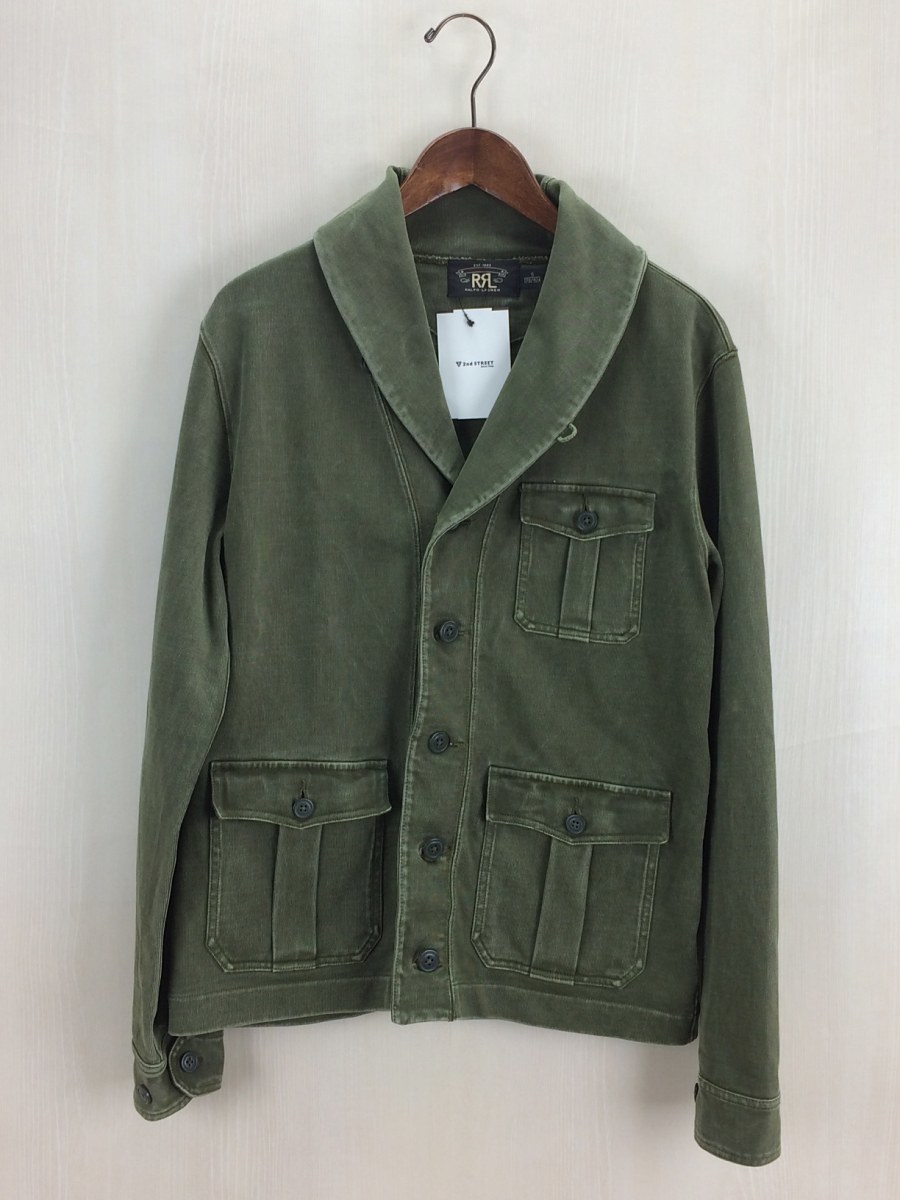  RRL ジャケット/S/コットン/KHK/無地(ジャケット、上着)｜売買されたオークション情報、yahooの商品情報をアーカイブ公開 - オークファン その他