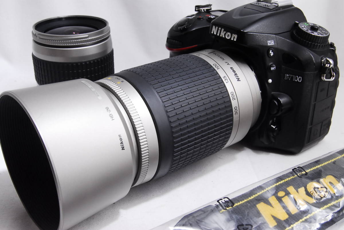 D7100 Nikon ダブルレンズセット 人気ハイアマチュアモデル❤️Nikon