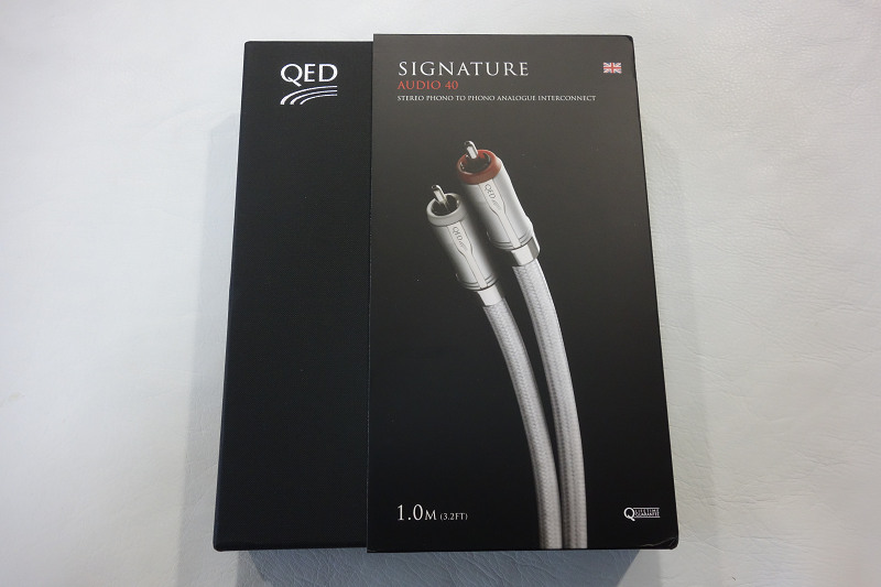 QED Signature シグネイチャー Audio 40 RCA オーディオ ケーブル 1m