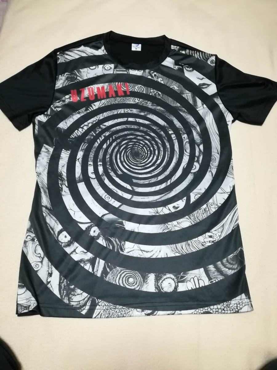 伊藤潤二 うずまき モチーフ パンク Mサイズ Tシャツ 昭和 ホラー漫画 Mサイズ 売買されたオークション情報 Yahooの商品情報をアーカイブ公開 オークファン Aucfan Com
