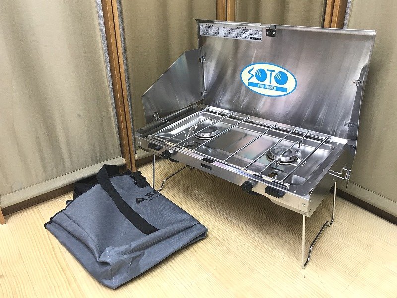  SOTO 新富士バーナー ツーバーナー ST-500 バッグ付き(ツーバーナー)｜売買されたオークション情報、yahooの商品情報をアーカイブ公開 - オークファン ツーバーナー