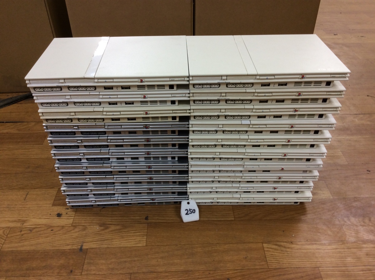 SジャンクPS2薄型(SCPH-70000～90000） 20台 0918-300 S【ジャンク