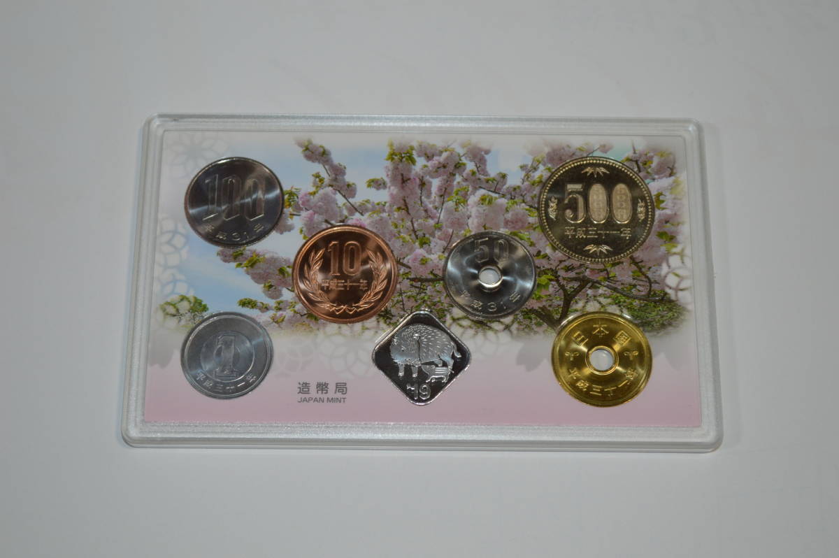 造幣局 貨幣セット 桜の通り抜け 桜の通り抜け貨幣セット 平成31年の通販 平成31年 2019年 : 大阪 桜の ミント H) SET MINT ⁄ |