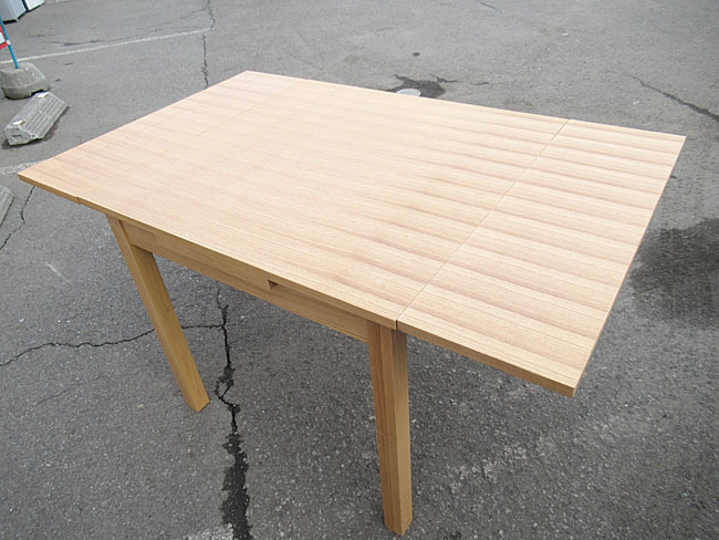 ☆無印良品/MUJI☆ダイニングテーブル エクステンションテーブル タモ