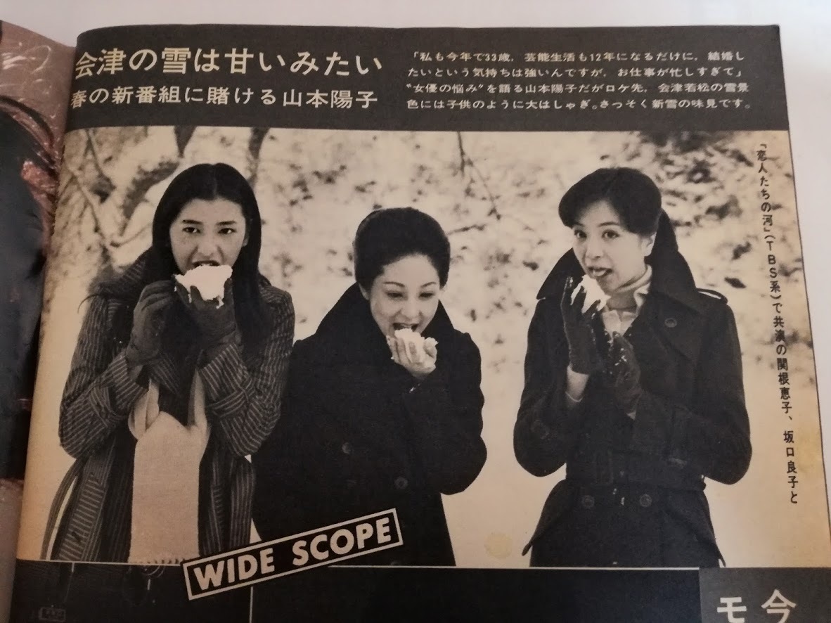 ヤングレディ 1976年 野口五郎 山本陽子・関根恵子・坂口良子 エルトン・ジョン 樹木希林＆内田裕也 荒井由実 里中満智子_6