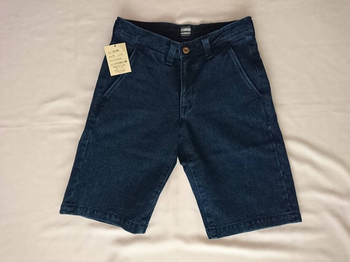 新品 桃太郎ジーンズ インディゴ ショートパンツ MOMOTARO JEANS