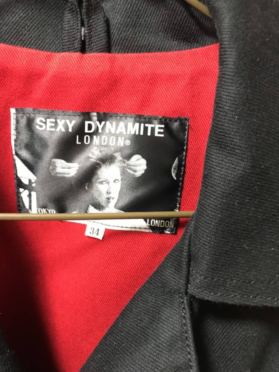 セクシーダイナマイト サイクロン型ライダース ジャケット34インチ  