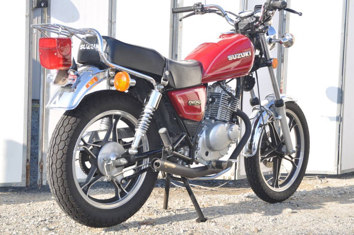 エンブレム無し 本数限定 弾丸 GN125H GN125-2F 耐熱ブラック