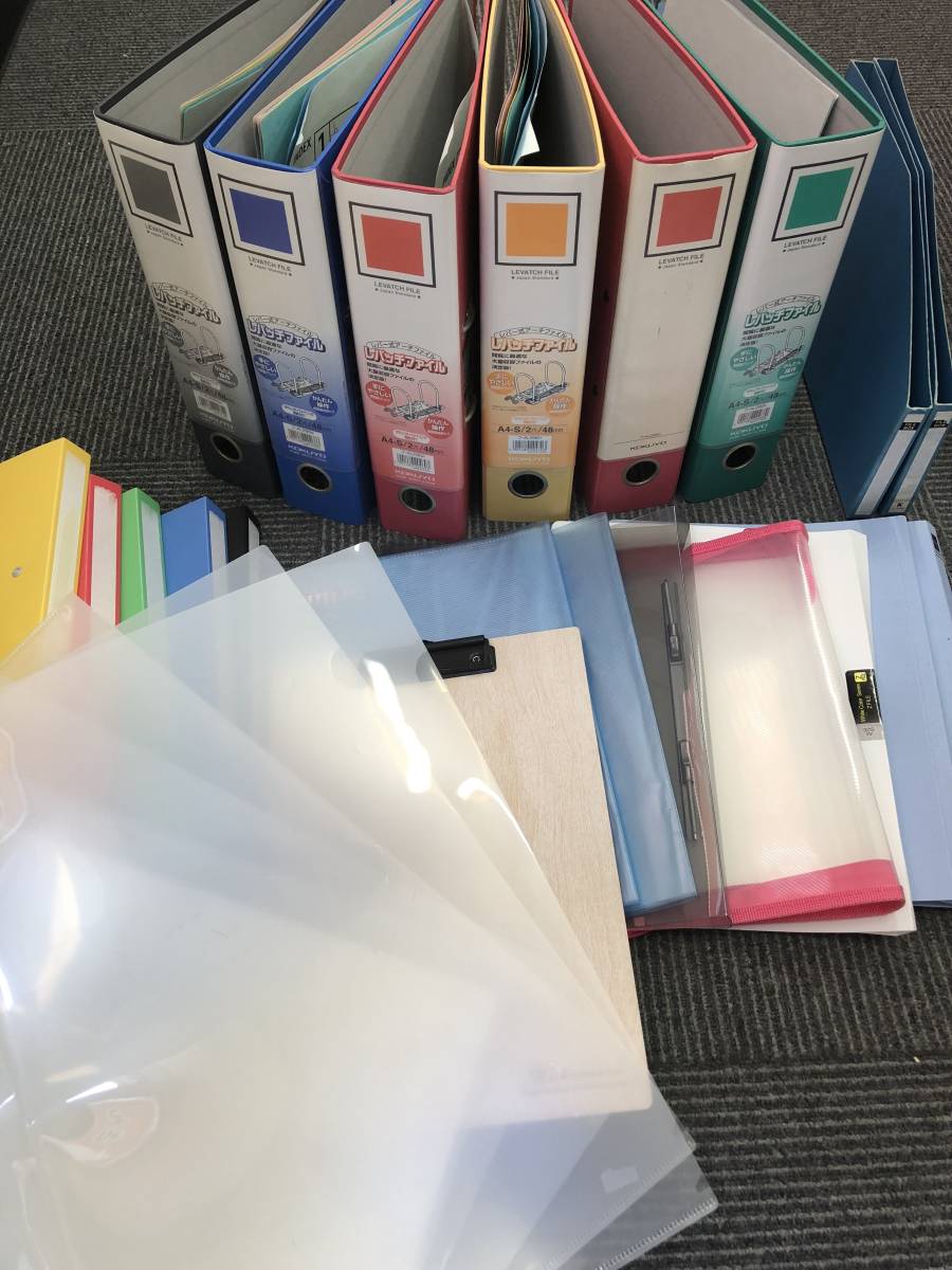 キングファイルなどオフィス事務ファイリング用品28点セット【1円スタート】_1