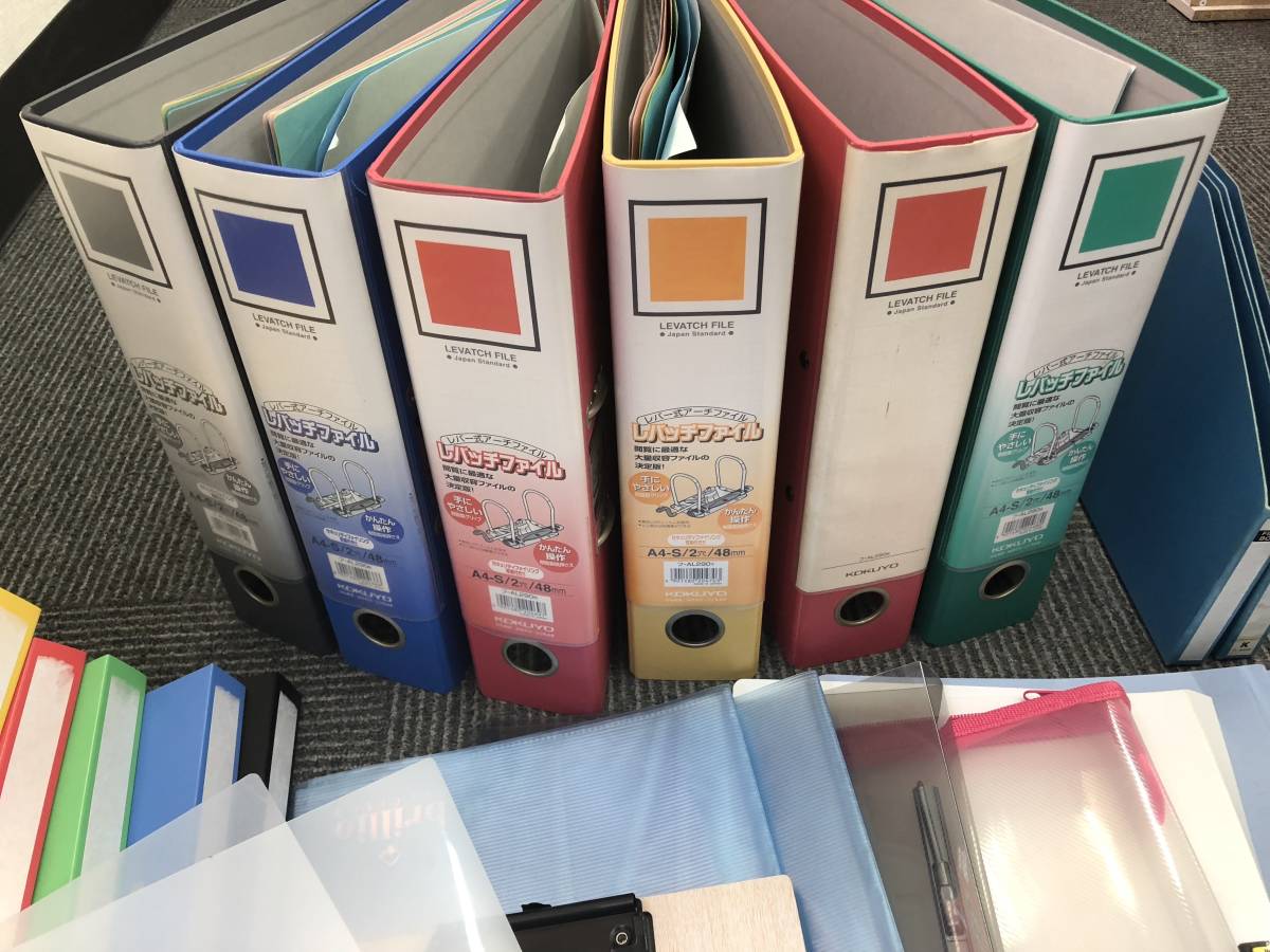 キングファイルなどオフィス事務ファイリング用品28点セット【1円スタート】_2
