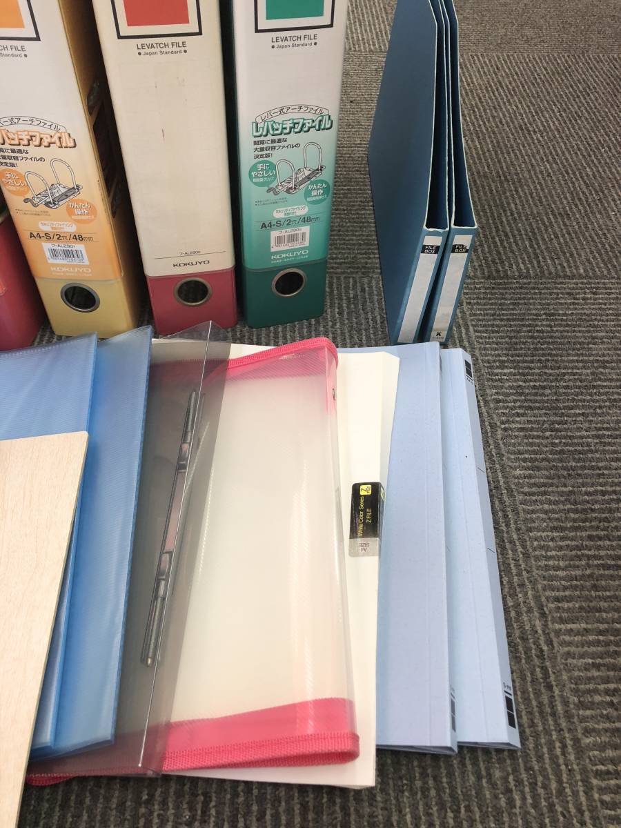 キングファイルなどオフィス事務ファイリング用品28点セット【1円スタート】_3