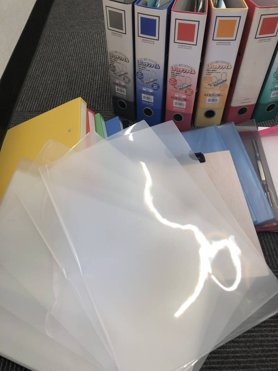 キングファイルなどオフィス事務ファイリング用品28点セット【1円スタート】_4