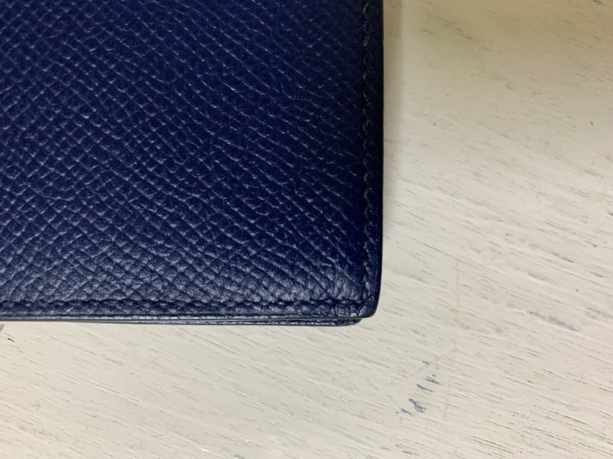 極美品 HERMES エルメス MC2 フレミング ブルーサフィール メンズ 二 