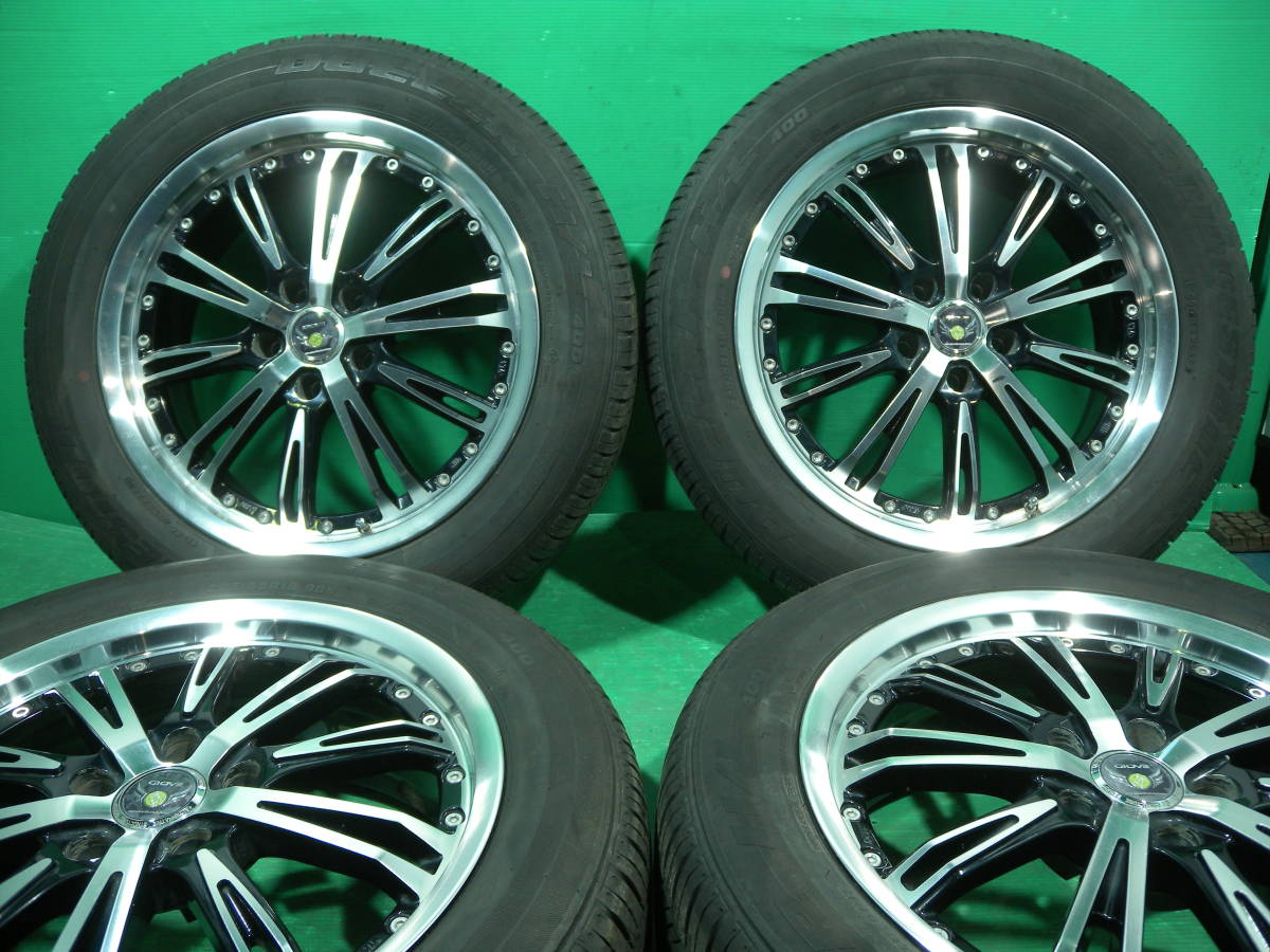ブリジストン 225/55/R18 アルミホイール4本 5H-100 レガシー
