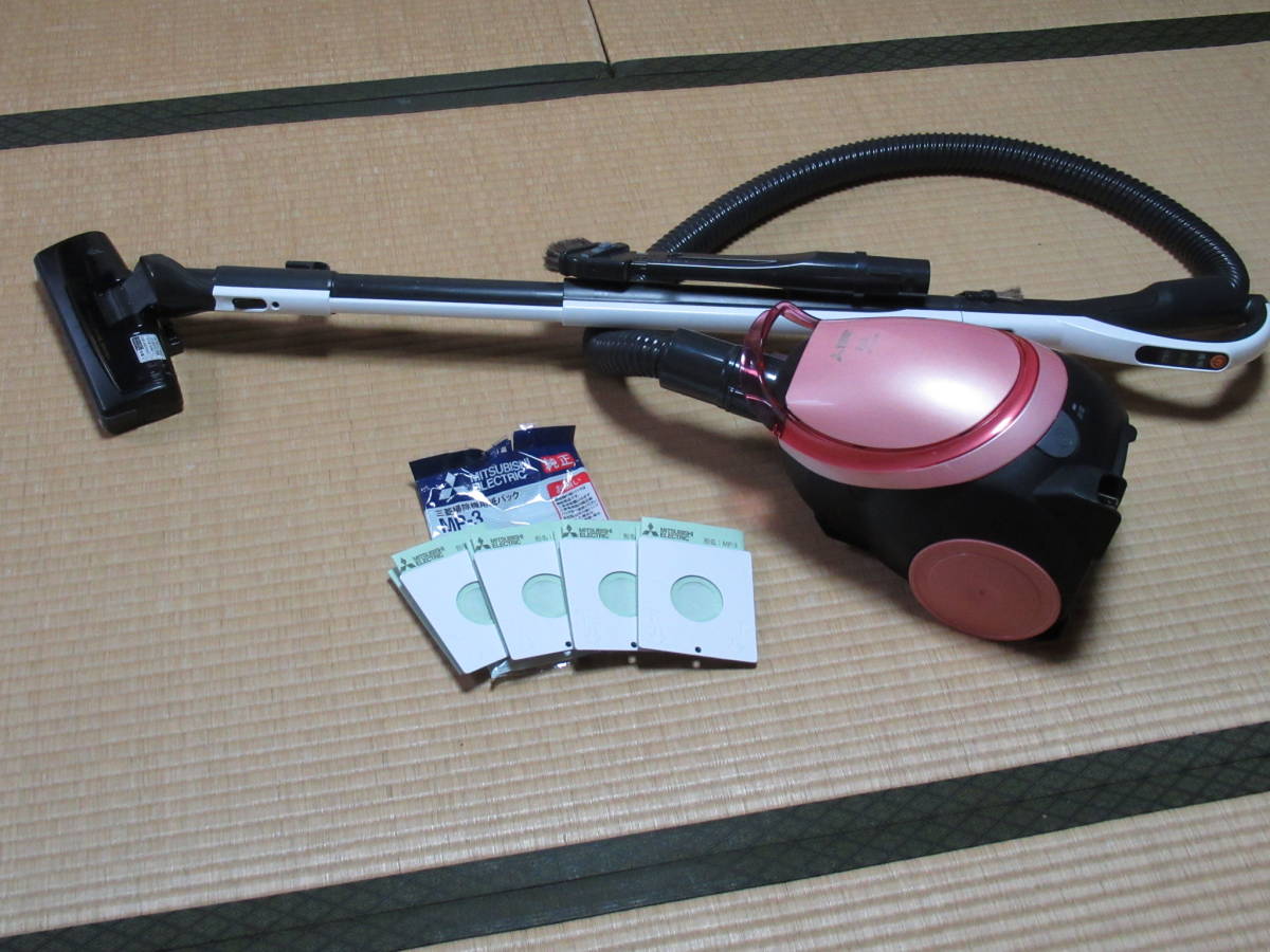 良品 三菱 キャニスター掃除機 クリーナー ハイパワー 軽量 紙パック