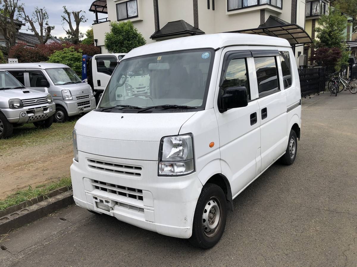 仕事にレジャーに最適なエブリイバン！エンジンO⁄H済！タービン新品 