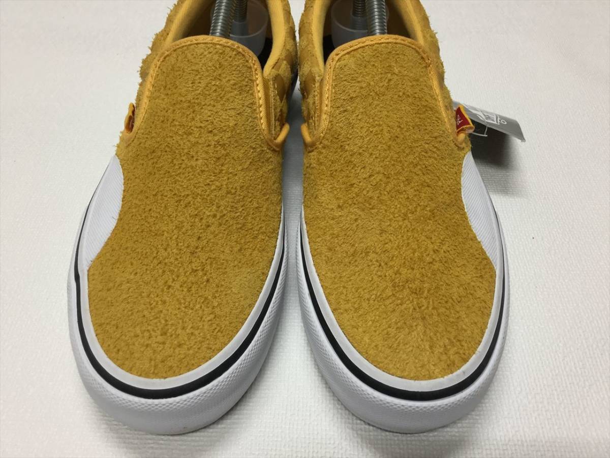 VANS SLIPON Pro マスタード チェッカー スエード US7.5 (25.5cm  