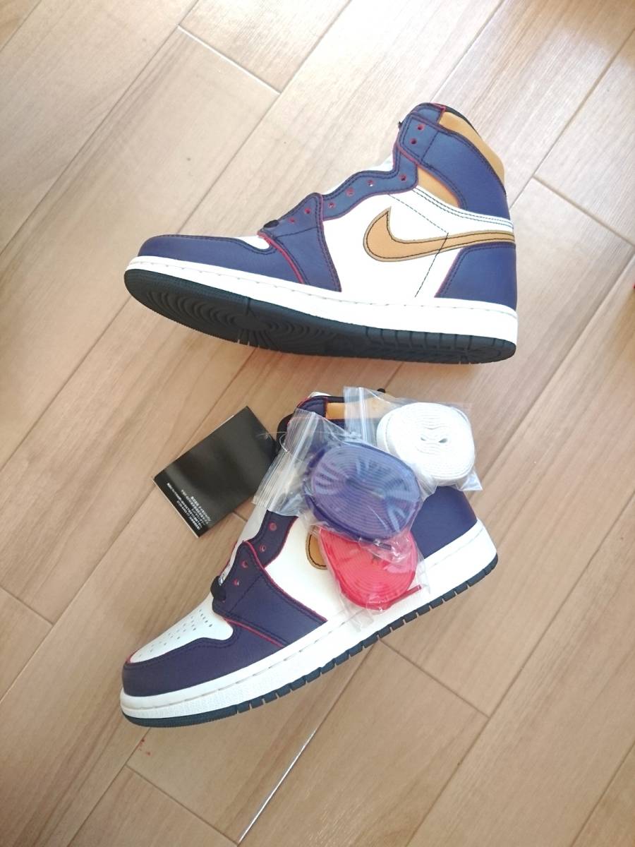 驚きの破格値，限定セール レシート有 ナイキ 24cm 国内正規品 NIKE SB AIR JORDAN 1 HIGH OG DEFIANT LA TO CHICAGO エア ジョーダン レイカーズ RETRO 黒タグ(24.0cm以下)｜売買されたオークション情報、yahooの商品情報をアーカイブ公開 24.0cm以下