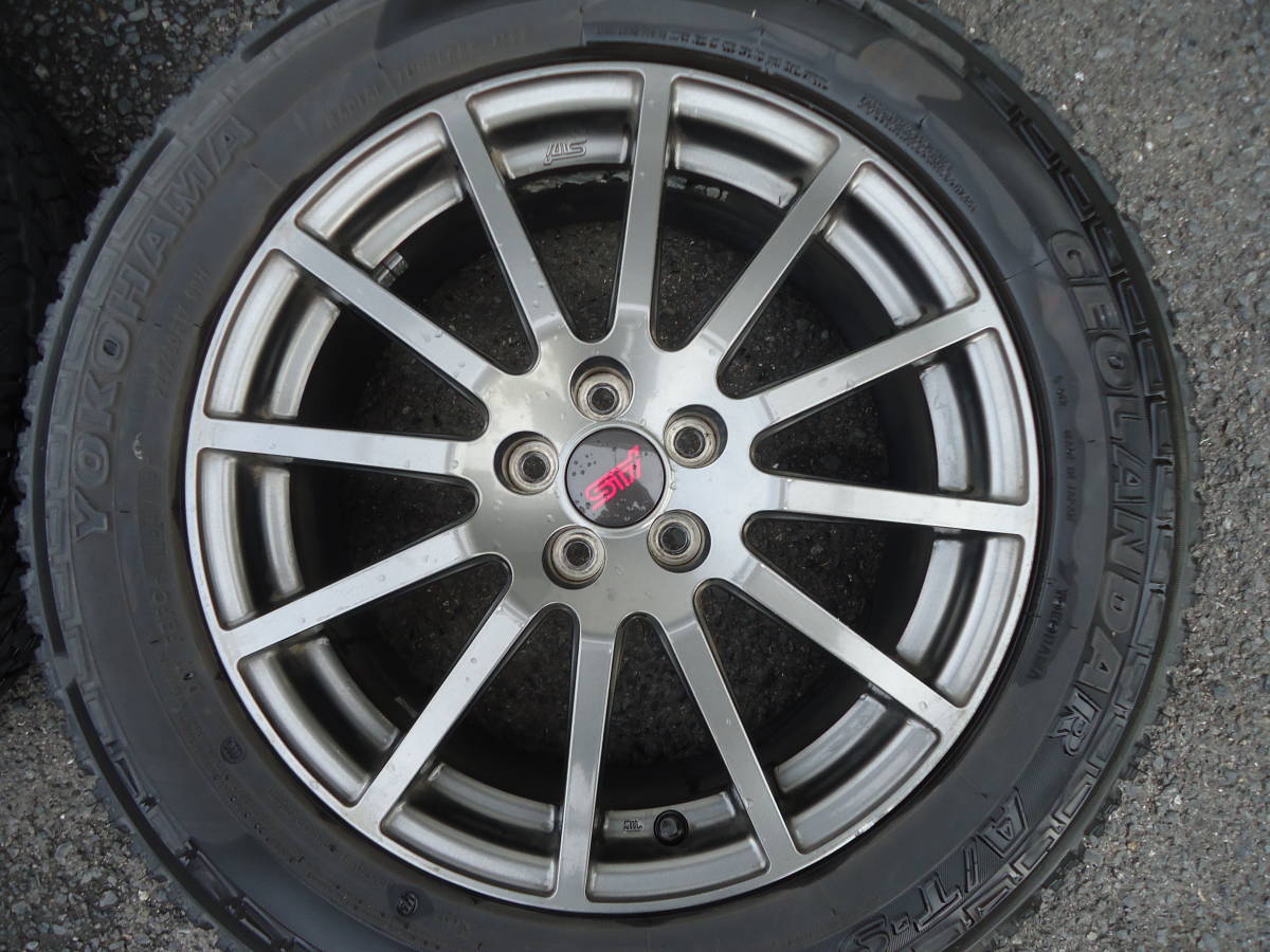 送料込 フォレスター スバル STI アルミ ホイール 17インチ 7.5J +48 