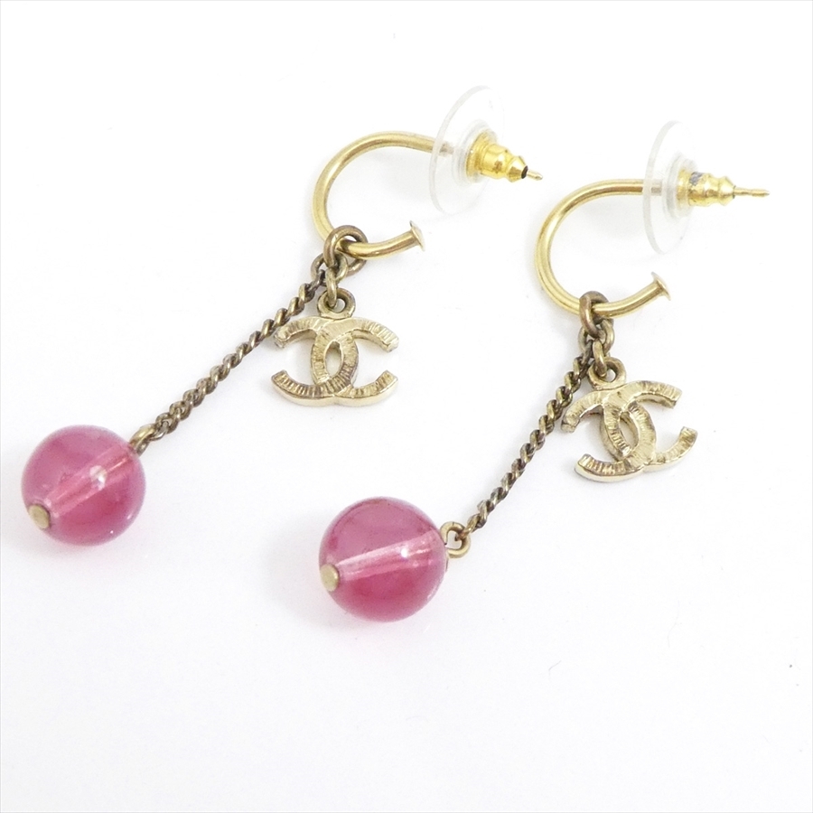 ☆ シャネル ココマーク スイング ピアス レディース d1606 ☆ ココ 
