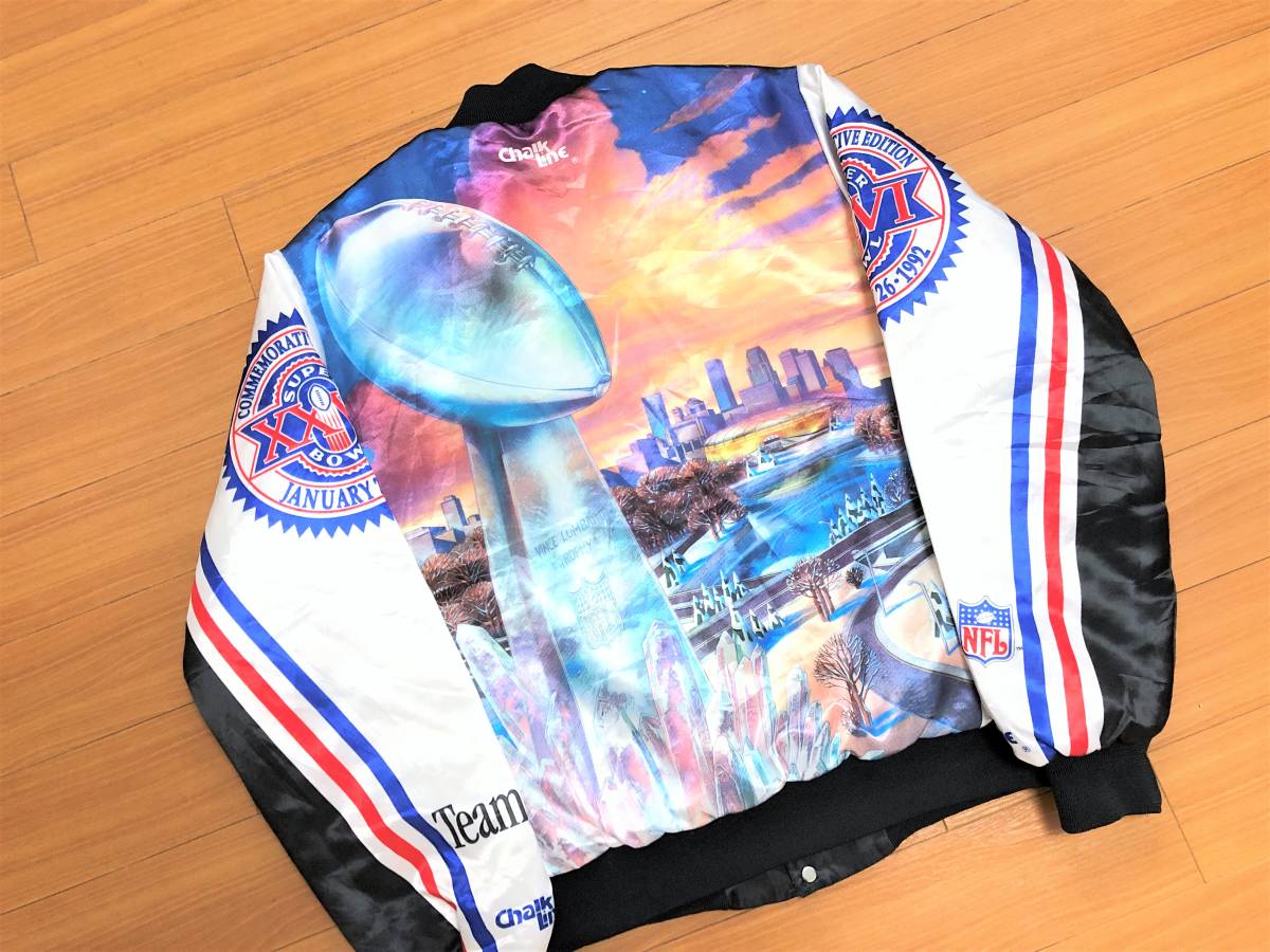 90s USA製 Chalk Line チョークライン NFL SUPER BOWL スーパーボール 