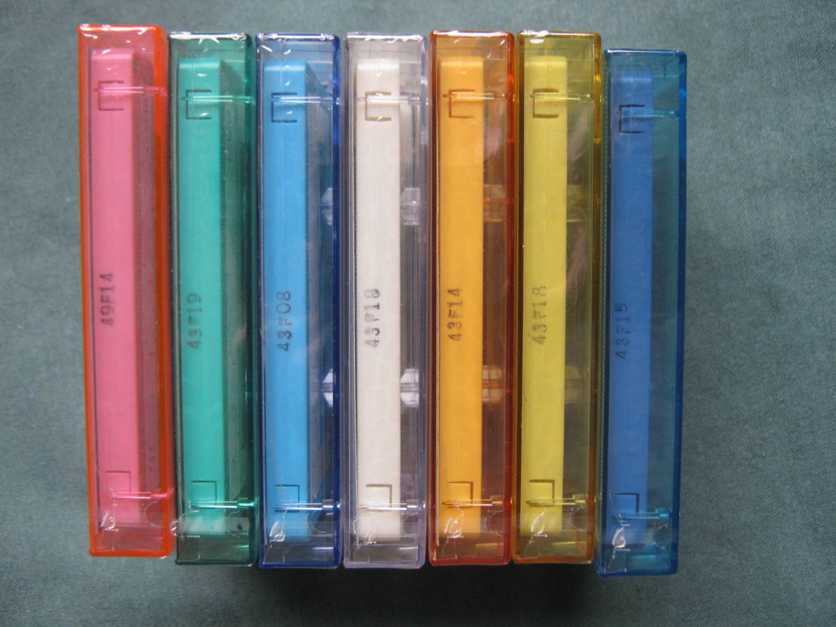 SANYO カセットテープ C-U 46 7色 7本 未開封品_2