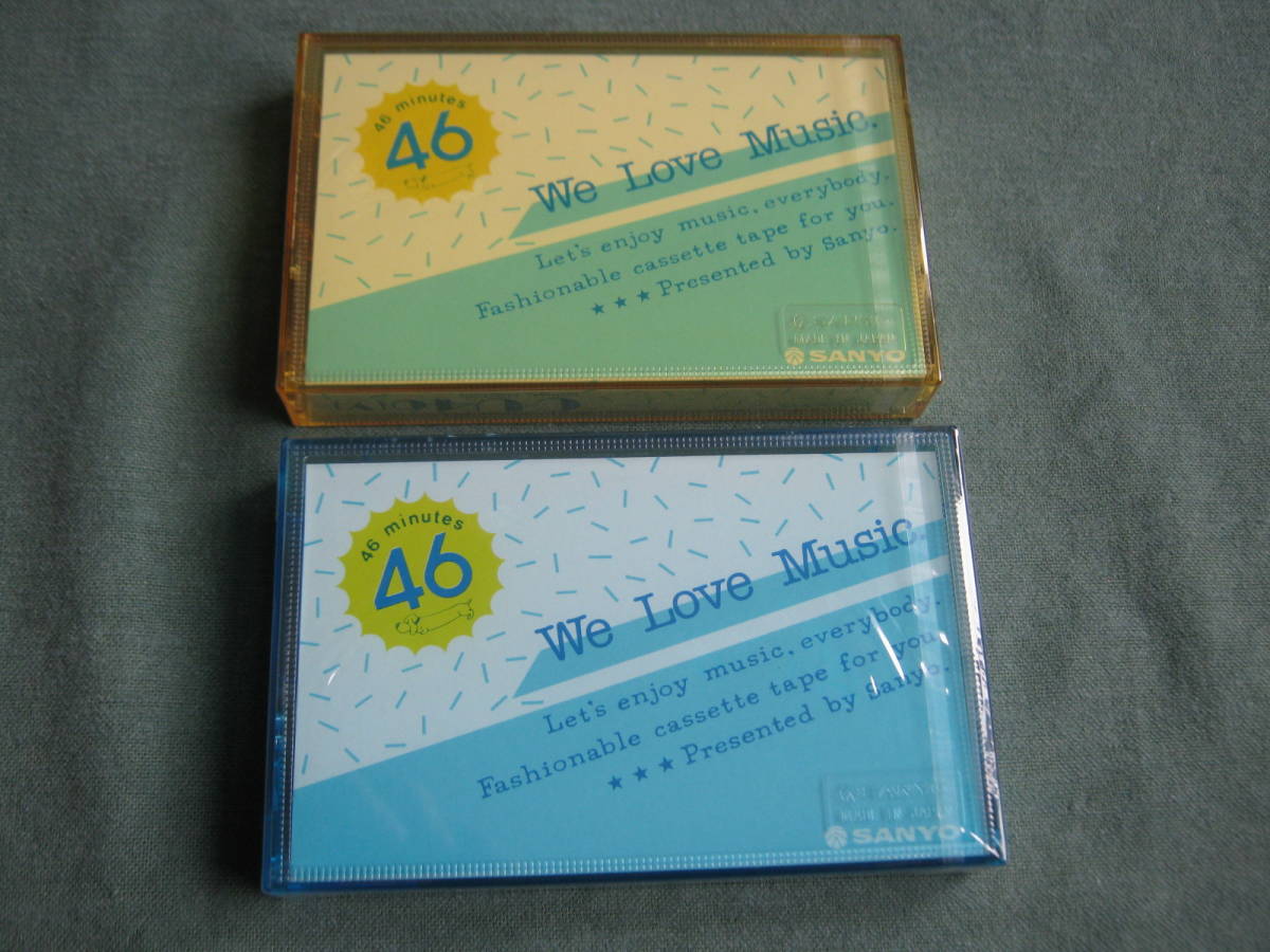 SANYO カセットテープ C-U 46 7色 7本 未開封品_3