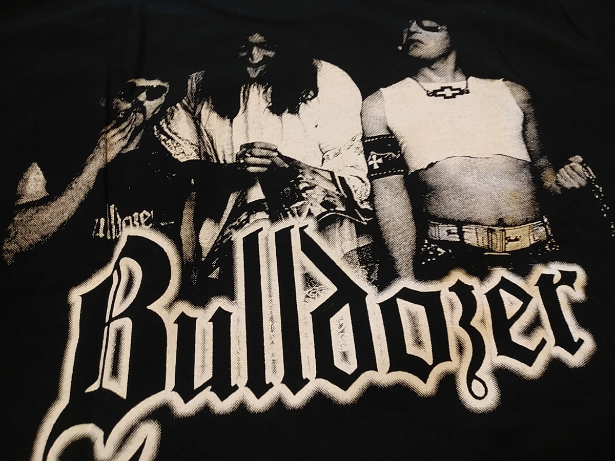 BULLDOZER 長袖 Tシャツ the day of wrath 黒M ロンT / motorhead 