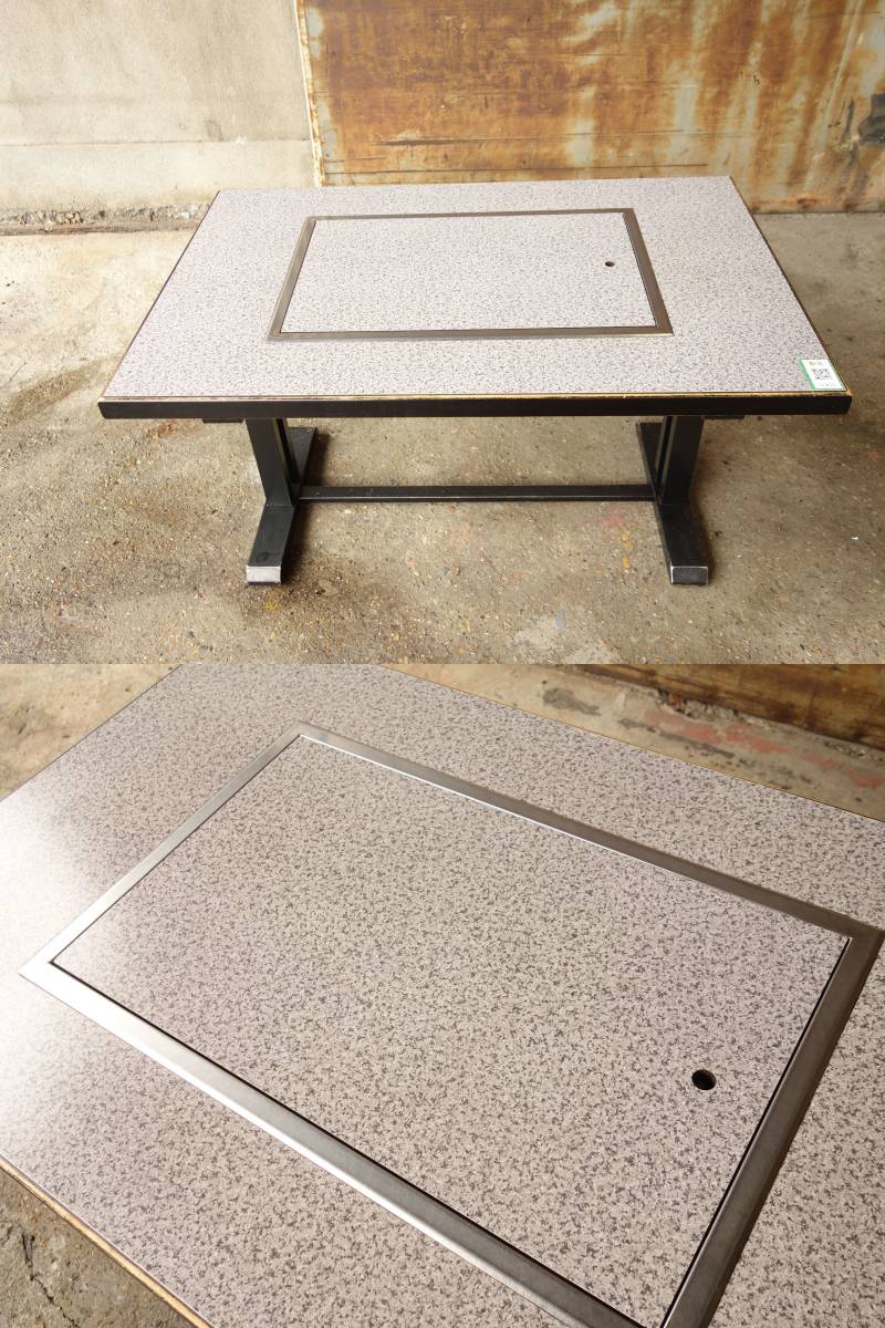 お好み焼き 鉄板 テーブル 業務用 中古 美品 LPガス 105×80×30 お好み焼き