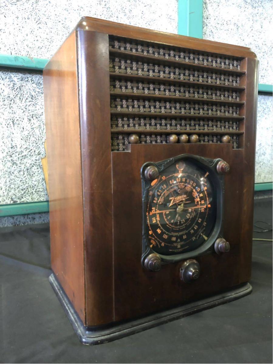 ZENITH/ゼニス オールド 真空管ラジオ 米国製 現状品 / アンティーク