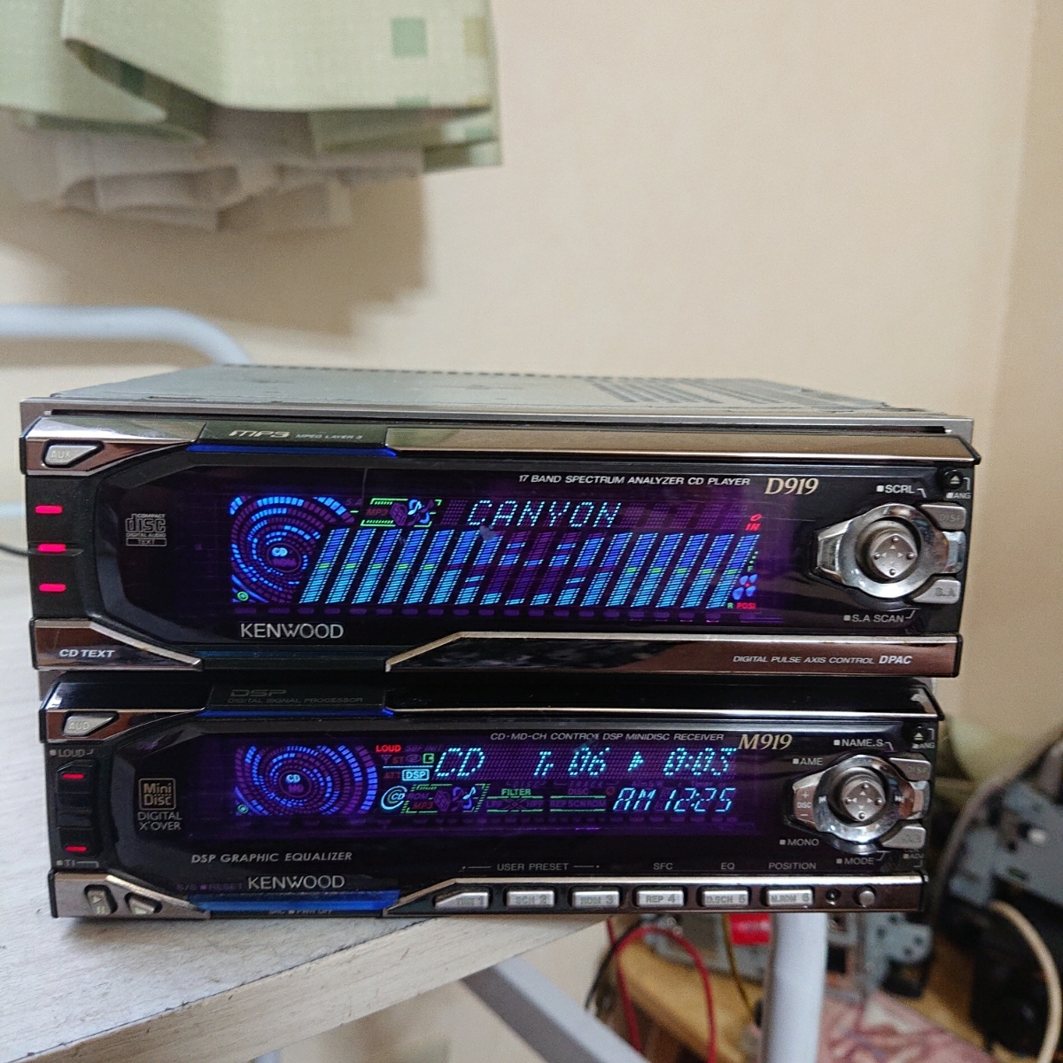 希少】ケンウッド D919/M919 CD/MDチューナー 【公式通販】