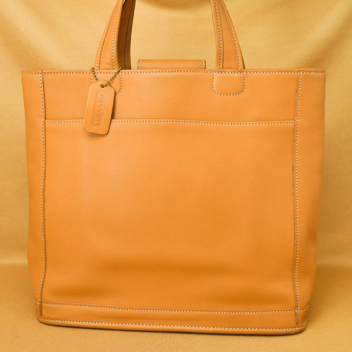 美品 USA製 オールドコーチ COACH トートバッグ キャメル バッグ 牛革