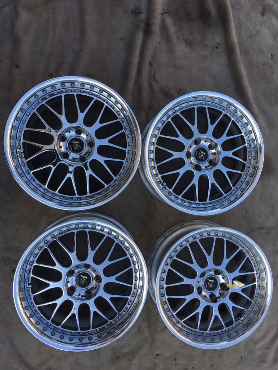 売り切り！ワーク WORK VS-XX 18インチ クローム メッキ 8.5J9.5J