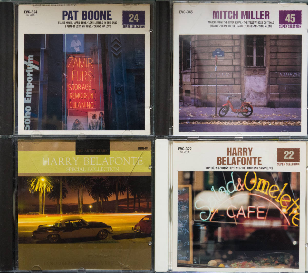 【CD】　パットブーン、ミッチミラー、ハリーベラフォンテ　CD4枚 送料無料_1