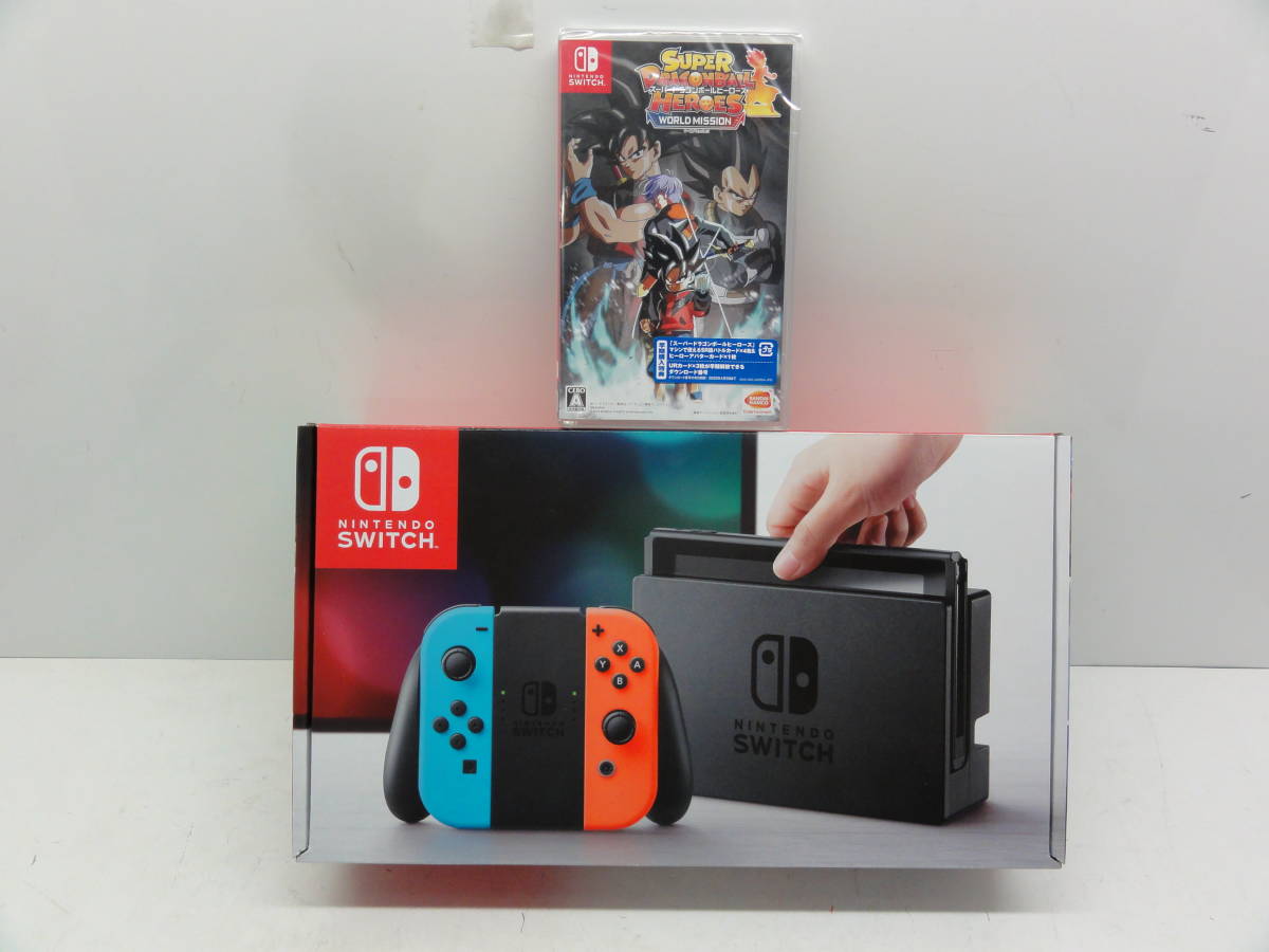 E712 Nintendo Switch ニンテンドー スイッチ 本体 ネオンブルー