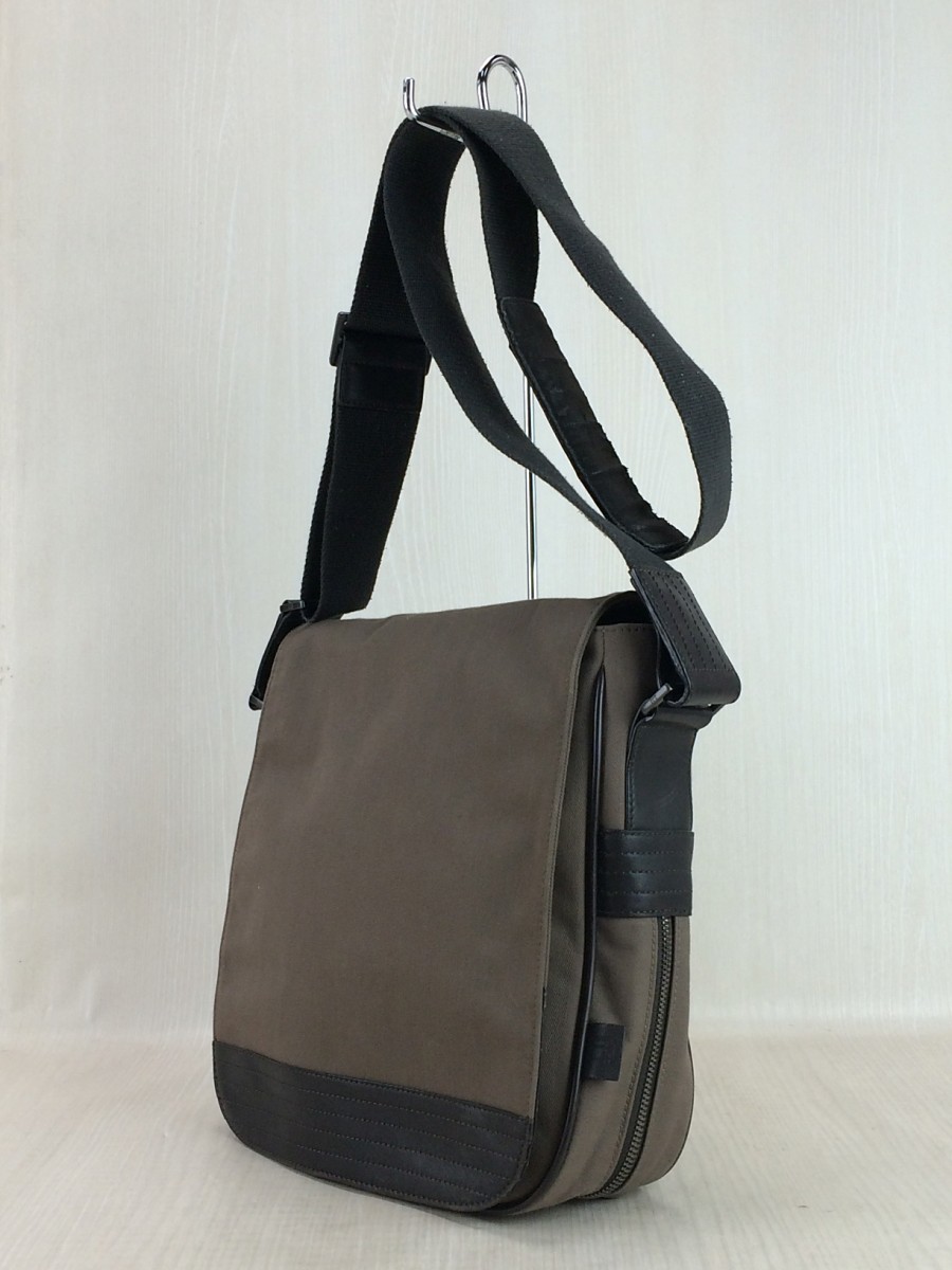 dunhill◆ショルダーバッグ/キャンバス/BEG