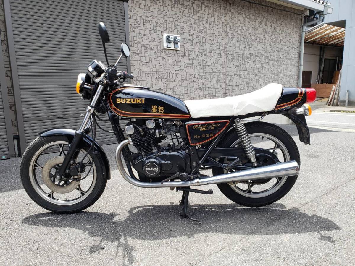 GS400 GS400E シート SUZUKI 当時物 旧車バイクのブログ@王鈴 GT380 